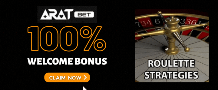 Aratbet 100% Deposit Bonus - roulette