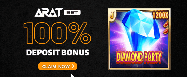 Aratbet-100-Deposit-Bonus-diamond-party