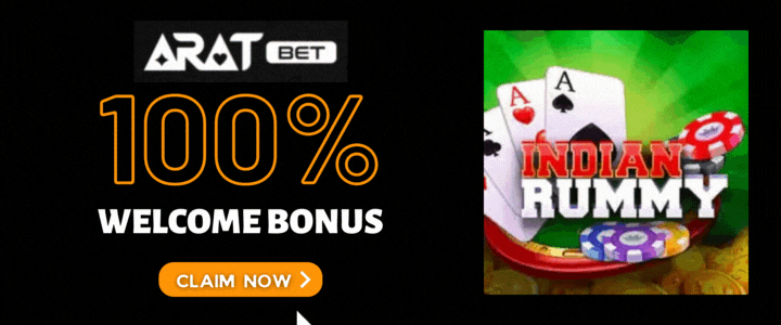 Aratbet 100% Deposit Bonus - Rummy