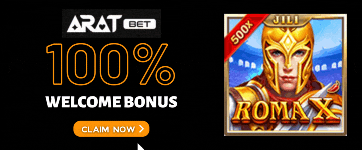 Aratbet 100% Deposit Bonus - Roma X Slot