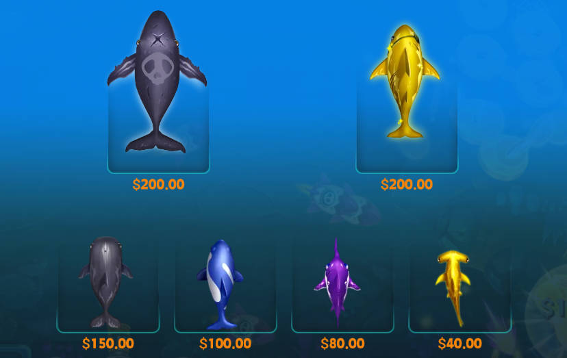 Fish Hunter Fishing - Paytable 1 - LuckyCola123