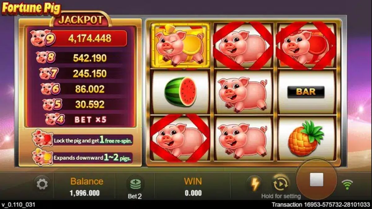 Fortune Pig Slot - Jackpot - LuckyCola123